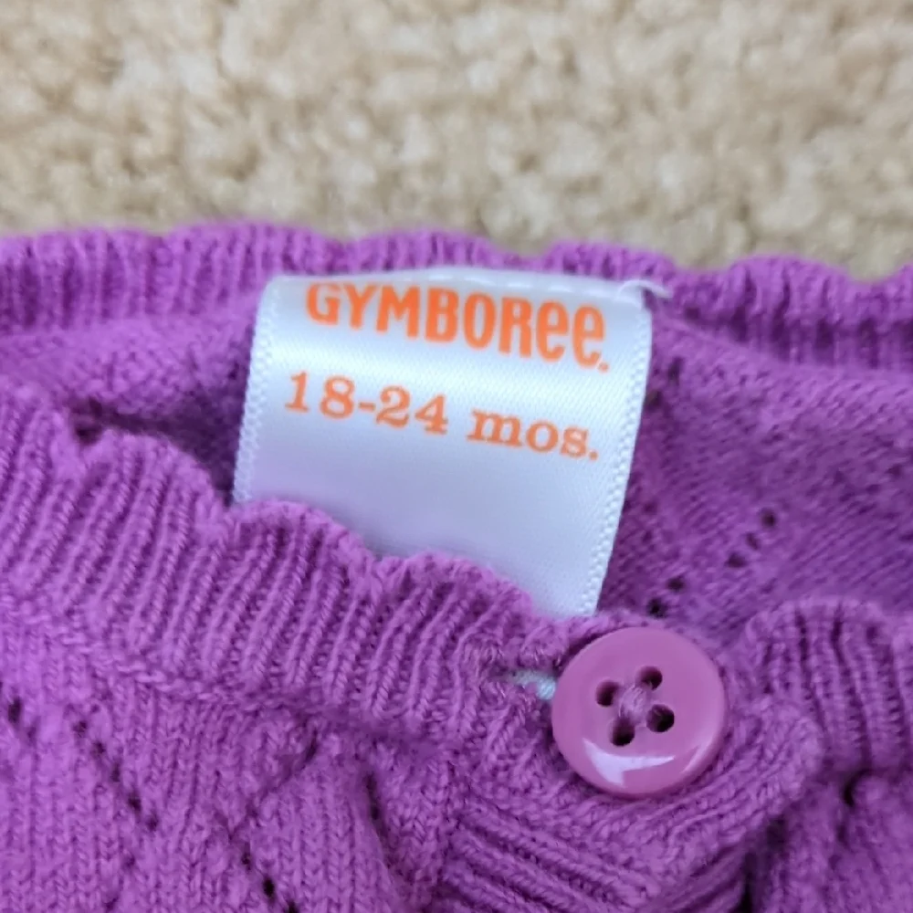 Gymboree Lavender Cardigan Sweater